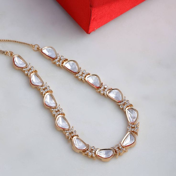 Kundan & Diamonds Neckpiece Kit